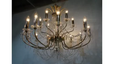 アンティーク風 スワロフスキー クリスタル シャンデリア