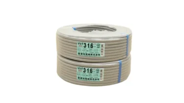 VVFケーブル カワイ電線 1.6-3c 3×1.6mm LFV 条長:100m│デンケンカン