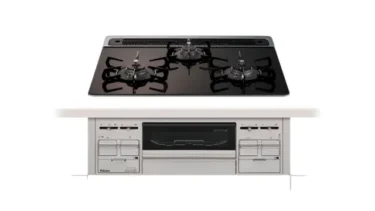 パロマ 3口ガスビルトインコンロ PKD-509WS-60GK 都市ガス 2022年製 トッププレート60cmタイプ