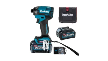 Makita 充電式インパクトドライバ（青） 40Vmax2.5Ah バッテリ2本・充電器・ケース付 TD002GRDX